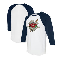 Milwaukee Brewers Tiny Turnip Unisex Tattoo Rose 3/4-Sleeve Raglan T-Shirt Online