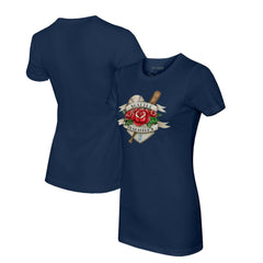 Seattle Mariners Tiny Turnip Women's Tattoo Rose T-Shirt for sale