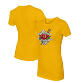 San Diego Padres Tiny Turnip Women's Tattoo Rose T-Shirt Discount