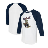 Detroit Tigers Tiny Turnip Unisex Triceratops 3/4-Sleeve Raglan T-Shirt Near Me