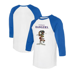 Texas Rangers Tiny Turnip Unisex 2024 Year of the Dragon 3/4-Sleeve Raglan T-Shirt Online