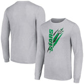 Dallas Stars Starter Color Scratch Long-Sleeve T-Shirt - Heather Gray | NHL discount