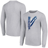 Tampa Bay Lightning Starter Color Scratch Long-Sleeve T-Shirt - Heather Gray | NHL sale