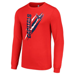 Washington Capitals Starter Color Scratch Long-Sleeve T-Shirt - Red | NHL discount