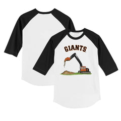 San Francisco Giants Tiny Turnip Youth Excavator 3/4-Sleeve Raglan T-Shirt Outlet
