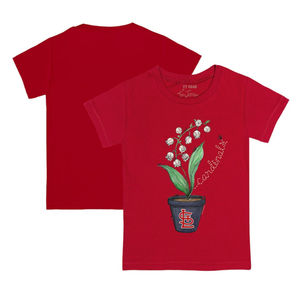 St. Louis Cardinals Tiny Turnip Youth Lilies & Ladybugs T-Shirt Online