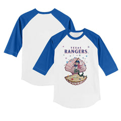 Texas Rangers Tiny Turnip Youth Mermaid 3/4-Sleeve Raglan T-Shirt Outlet
