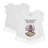 Colorado Rockies Tiny Turnip Girls Youth Mermaid Fringe T-Shirt Online