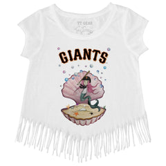 San Francisco Giants Tiny Turnip Girls Youth Mermaid Fringe T-Shirt for sale