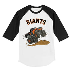 San Francisco Giants Tiny Turnip Youth Monster Truck 3/4-Sleeve Raglan T-Shirt Online