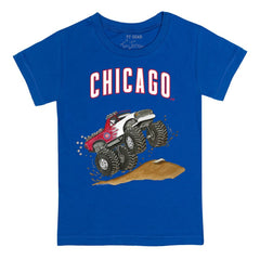 Chicago Cubs Tiny Turnip Youth Monster Truck T-Shirt Outlet