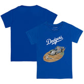 Los Angeles Dodgers Tiny Turnip Youth Race Car T-Shirt Outlet