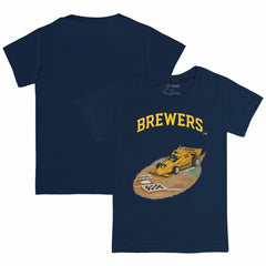 Milwaukee Brewers Tiny Turnip Youth Race Car T-Shirt Sale