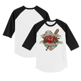 San Francisco Giants Tiny Turnip Youth Tattoo Rose 3/4-Sleeve Raglan T-Shirt Outlet