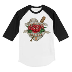 San Francisco Giants Tiny Turnip Youth Tattoo Rose 3/4-Sleeve Raglan T-Shirt Outlet