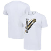 Vegas Golden Knights Starter Color Scratch T-Shirt - White | NHL Lifestyle