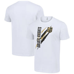 Vegas Golden Knights Starter Color Scratch T-Shirt - White | NHL Lifestyle