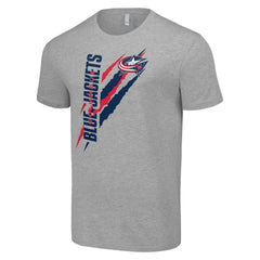 Columbus Blue Jackets Starter Color Scratch T-Shirt - Heather Gray | NHL online