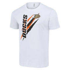 Anaheim Ducks Starter Color Scratch T-Shirt - White | NHL sale