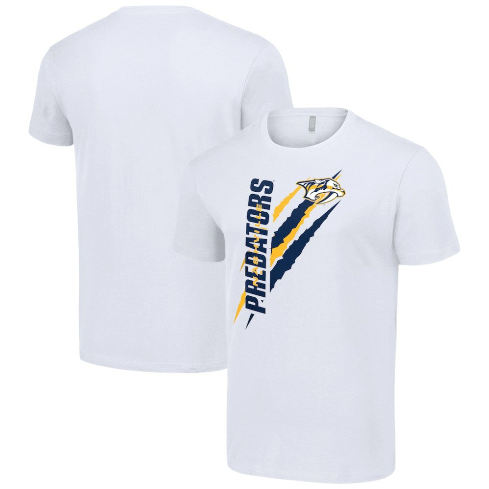 Nashville Predators Starter Color Scratch T-Shirt - White | NHL discount