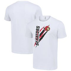 Ottawa Senators Starter Color Scratch T-Shirt - White | NHL sale