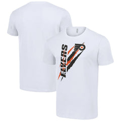 Philadelphia Flyers Starter Color Scratch T-Shirt - White | NHL Lifestyle