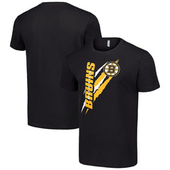 Boston Bruins Starter Color Scratch T-Shirt - Black | NHL online