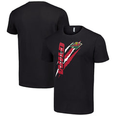 Minnesota Wild Starter Color Scratch T-Shirt - Black | NHL Clearance