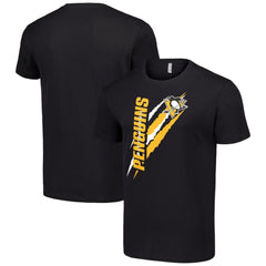 Pittsburgh Penguins Starter Color Scratch T-Shirt - Black | NHL online