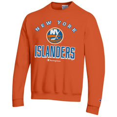 New York Islanders Champion Eco Powerblend Crewneck Sweatshirt - Orange | NHL sale