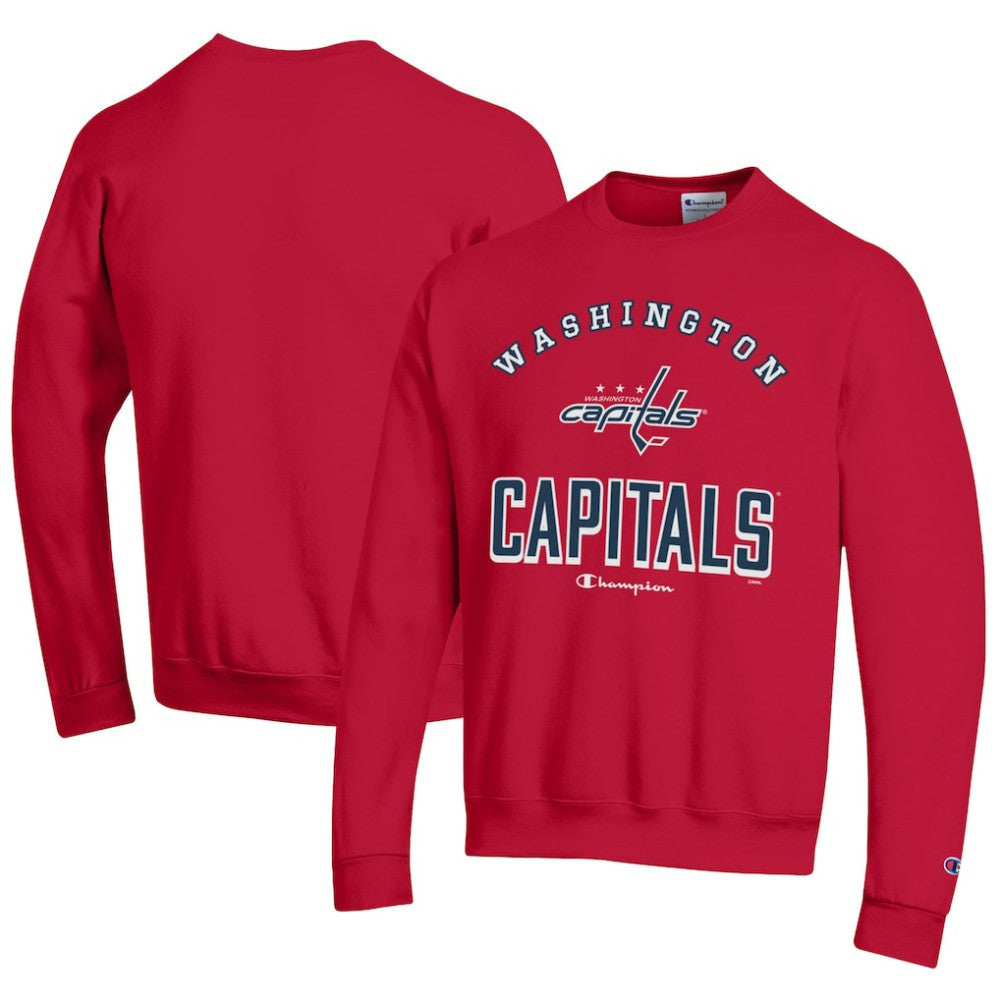 Washington Capitals Champion Eco Powerblend Crewneck Sweatshirt - Red | NHL sale