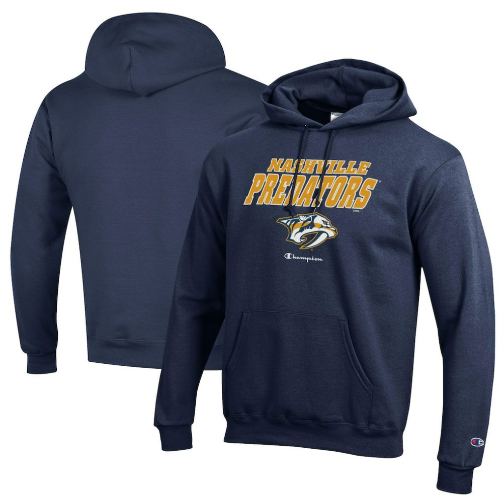 Nashville Predators Champion Eco Powerblend Pullover Hoodie - Navy | NHL on sale