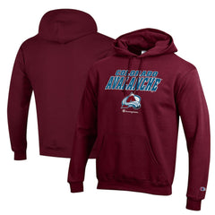 Colorado Avalanche Champion Eco Powerblend Pullover Hoodie - Burgundy | NHL online