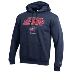 Columbus Blue Jackets Champion Eco Powerblend Pullover Hoodie - Navy | NHL near me
