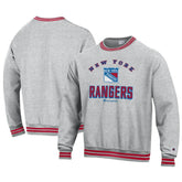 New York Rangers Champion Reverse Weave Yarn Dye Pullover Sweatshirt - Heather Gray | NHL online