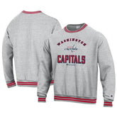 Washington Capitals Champion Reverse Weave Yarn Dye Pullover Sweatshirt - Heather Gray | NHL discount