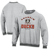 Anaheim Ducks Champion Reverse Weave Yarn Dye Pullover Sweatshirt - Heather Gray | NHL online