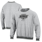 Los Angeles Kings Champion Reverse Weave Yarn Dye Pullover Sweatshirt - Heather Gray | NHL near me