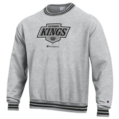Los Angeles Kings Champion Reverse Weave Yarn Dye Pullover Sweatshirt - Heather Gray | NHL near me