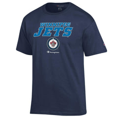 Winnipeg Jets Champion Jersey T-Shirt - Navy | NHL sale