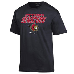 Ottawa Senators Champion Jersey T-Shirt - Black | NHL Clearance