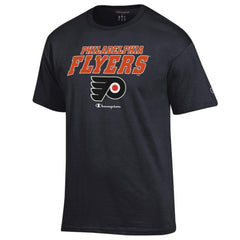Philadelphia Flyers Champion Jersey T-Shirt - Black | NHL Lifestyle