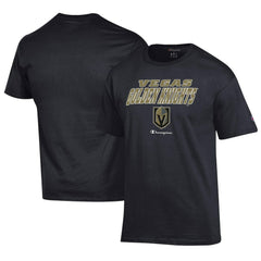 Vegas Golden Knights Champion Jersey T-Shirt - Black | NHL on sale