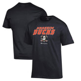 Anaheim Ducks Champion Jersey T-Shirt - Black | NHL on sale