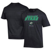 Dallas Stars Champion Jersey T-Shirt - Black | NHL Lifestyle