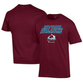 Colorado Avalanche Champion Jersey T-Shirt - Burgundy | NHL Lifestyle