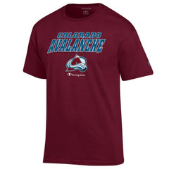Colorado Avalanche Champion Jersey T-Shirt - Burgundy | NHL Lifestyle