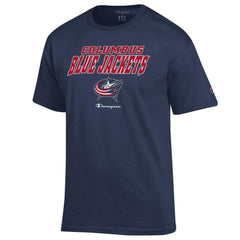 Columbus Blue Jackets Champion Jersey T-Shirt - Navy | NHL Lifestyle
