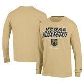 Vegas Golden Knights Champion Long-Sleeve Jersey T-Shirt - Yellow | NHL discount