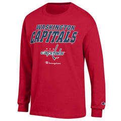 Washington Capitals Champion Long-Sleeve Jersey T-Shirt - Red | NHL sale